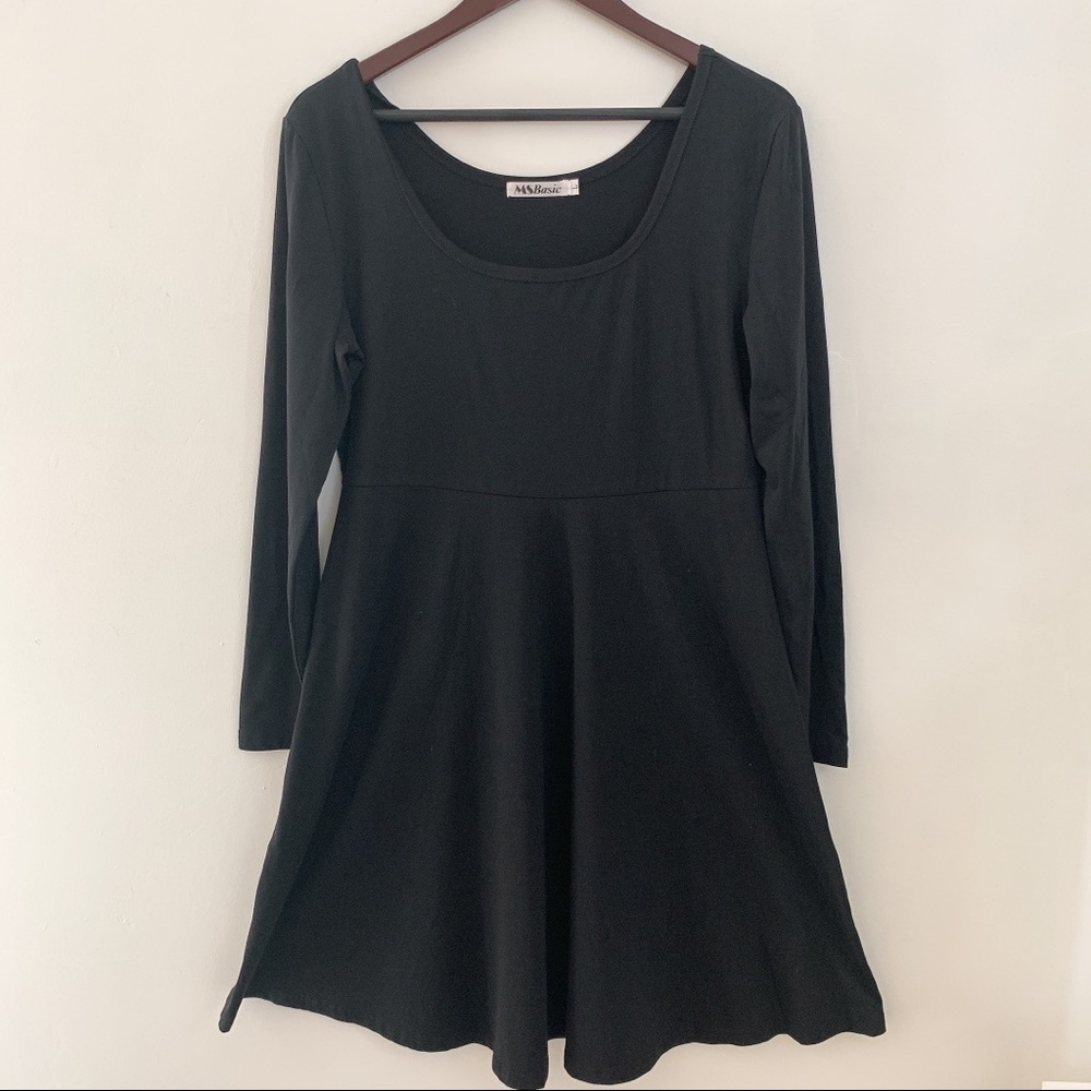 Long Sleeve Skater Dress